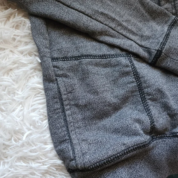 Men's Gray Button-Up Hoodie - Picture 8 of 10